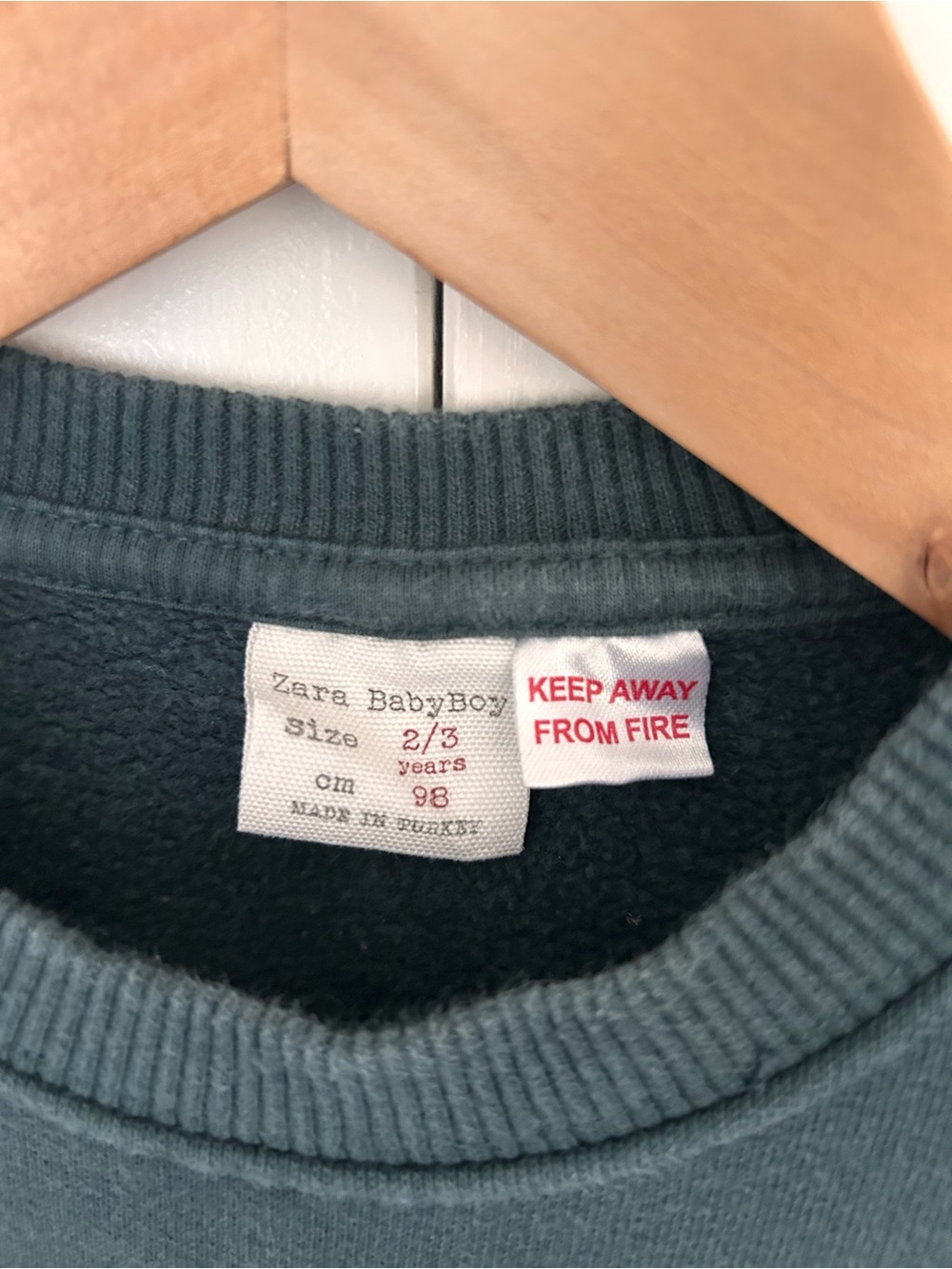 Zara Baby holiday sweatshirt 2-3 years holidays forever, happy days - Picture 6 of 8